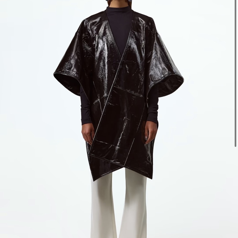 Same Leather Wrap Cape - image 2
